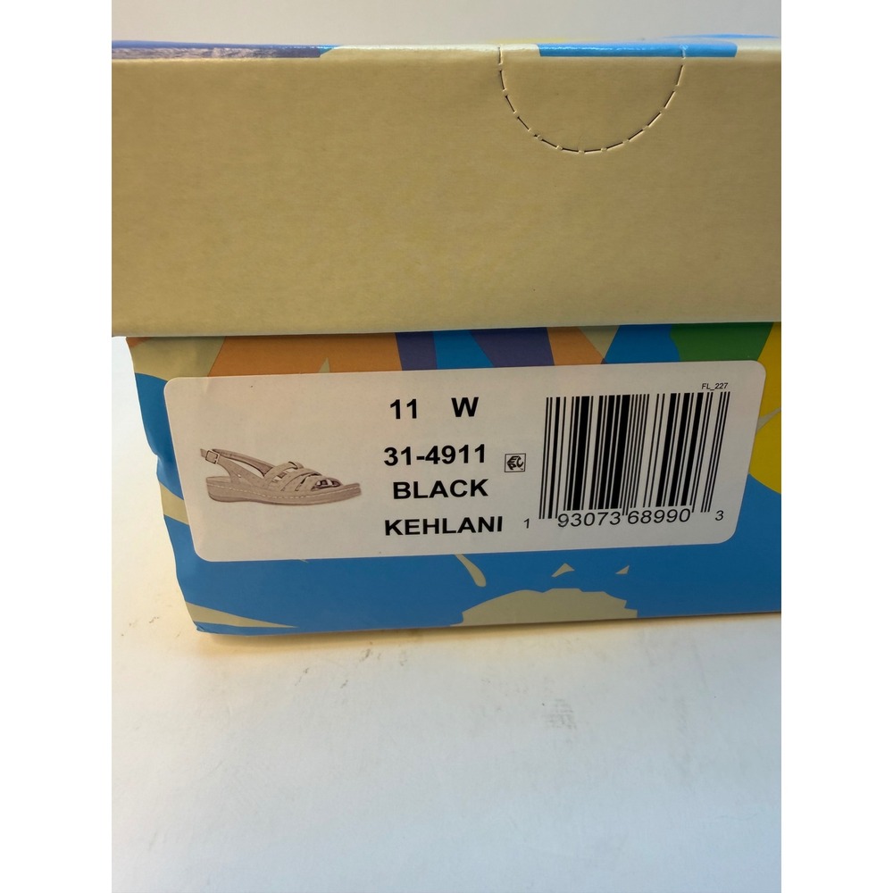 Easy Street Women's Kehlani Sandals Black Size 11W NWT and BOX - Picture 10 of 10